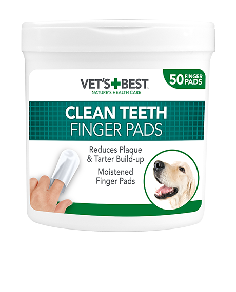 Vet‘s Best Clean Teeth dantų valymo servetėlės šunims ir katėms, 50 vnt, Kaina